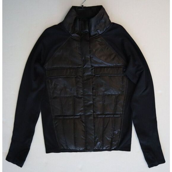 Zella NR481974MI Women's Sz Large Black Hybrid Quilted Jacket - Picture 11 of 14